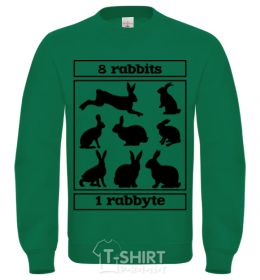 Sweatshirt 8 rabbits 1 rabbyte orchid-green фото