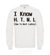 Sweatshirt I Know HTML how to meet ladies White фото