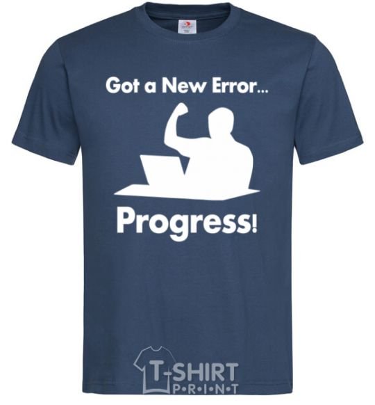 Мужская футболка Got a new Error Темно-синий фото