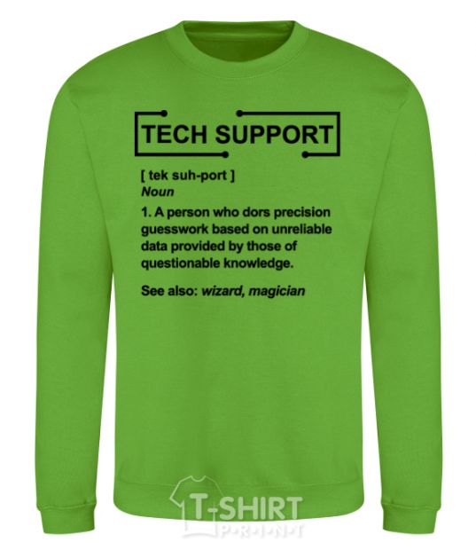 Sweatshirt Tech support orchid-green фото