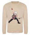 Sweatshirt Shu Kurenai sand фото