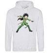 Men`s hoodie Ken Midori sport-grey фото