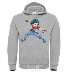 Men`s hoodie Walt Aoi sport-grey фото