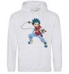 Men`s hoodie Beyblade Walt Aoi sport-grey фото