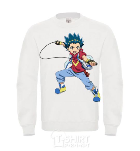 Sweatshirt Beyblade Walt Aoi White фото