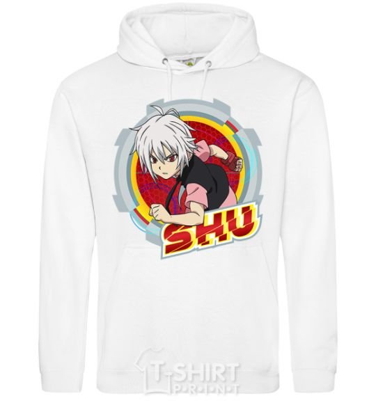 Men`s hoodie Shu White фото