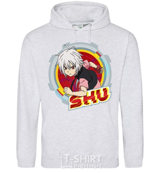 Men`s hoodie Shu sport-grey фото