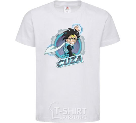 Kids T-shirt Cuza badge White фото