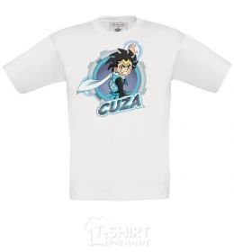 Kids T-shirt Cuza badge White фото