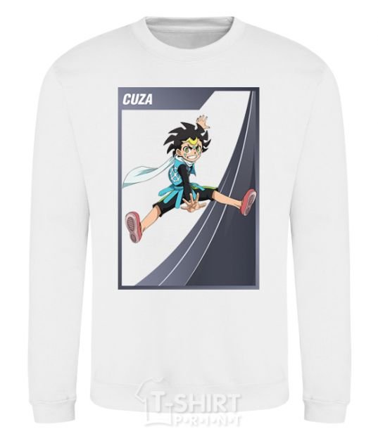 Sweatshirt Cuza card White фото