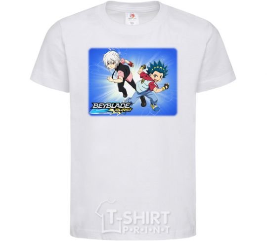 Kids T-shirt BEYBURST White фото