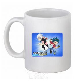 Ceramic mug BEYBURST White фото