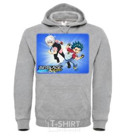 Men`s hoodie BEYBURST sport-grey фото
