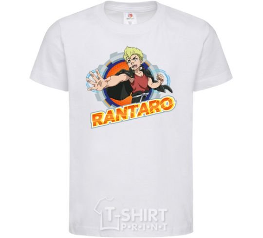 Kids T-shirt Rantaro Badge White фото