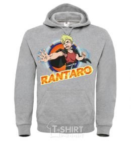 Men`s hoodie Rantaro Badge sport-grey фото