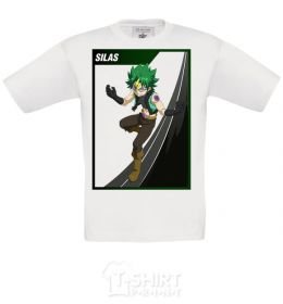 Kids T-shirt Silas White фото