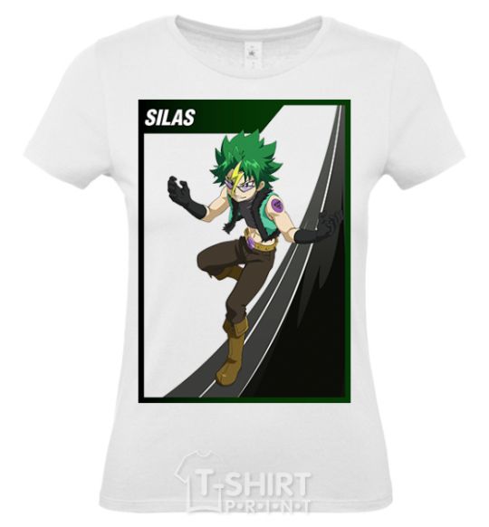 Women's T-shirt Silas White фото