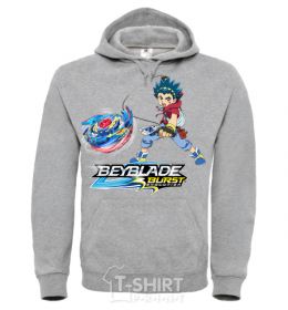 Men`s hoodie Walt's attack sport-grey фото