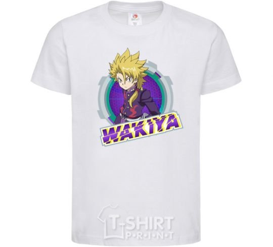 Kids T-shirt Wakiya badge White фото