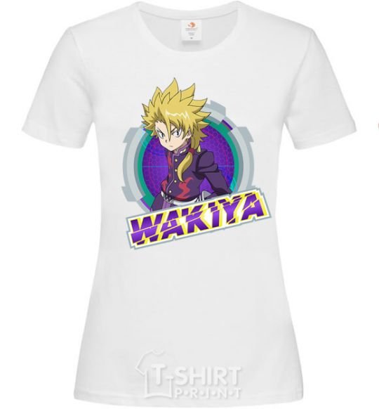 Women's T-shirt Wakiya badge White фото