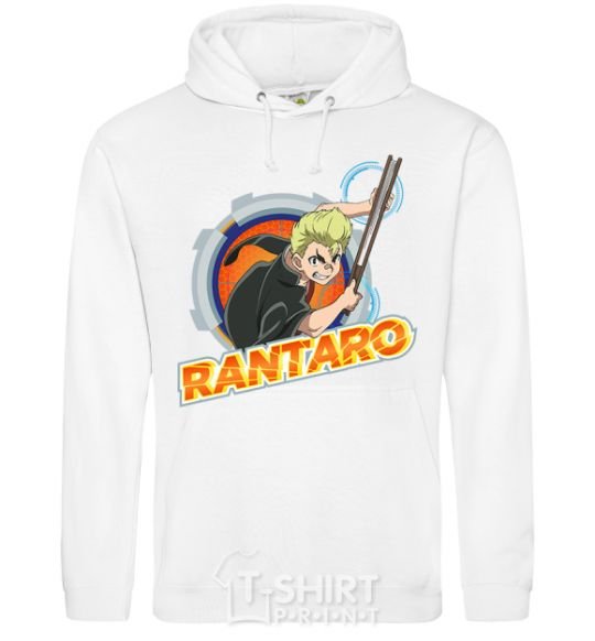 Men`s hoodie Badge Rantaro White фото