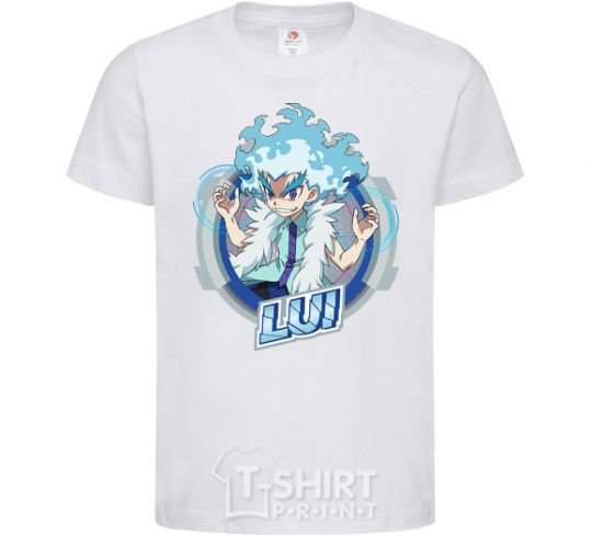 Kids T-shirt Lui badge White фото