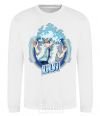 Sweatshirt Lui badge White фото