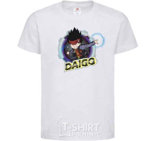 Kids T-shirt Daigo badge White фото