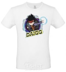 Men's T-Shirt Daigo badge White фото