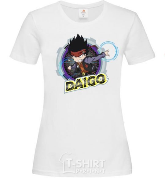 Женская футболка Daigo badge Белый фото