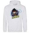 Men`s hoodie Daigo badge sport-grey фото