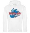 Men`s hoodie BEYBLADE Logo White фото