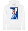 Men`s hoodie Walt card White фото