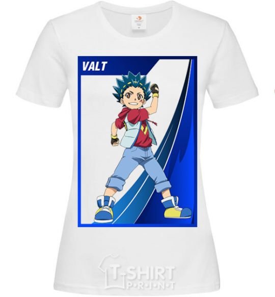 Women's T-shirt Walt card White фото