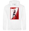 Men`s hoodie Shu card White фото