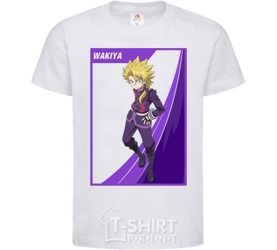 Kids T-shirt Wakiya card White фото