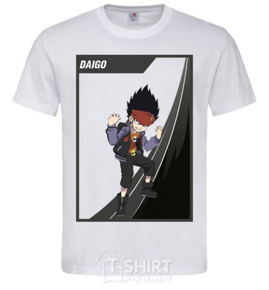 Мужская футболка Daigo карточка Белый фото