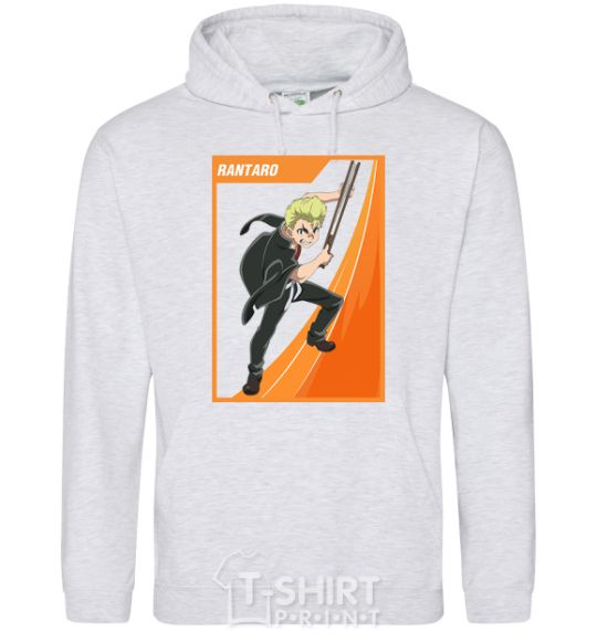 Men`s hoodie Rantaro card sport-grey фото