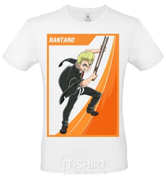 Men's T-Shirt Rantaro card White фото