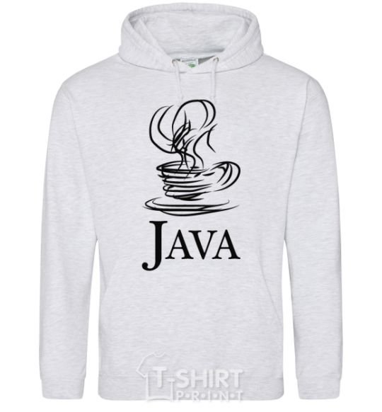 Men`s hoodie Java sport-grey фото