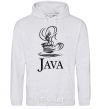 Men`s hoodie Java sport-grey фото