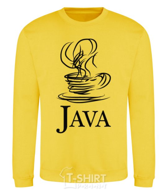 Sweatshirt Java yellow фото