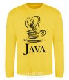 Sweatshirt Java yellow фото