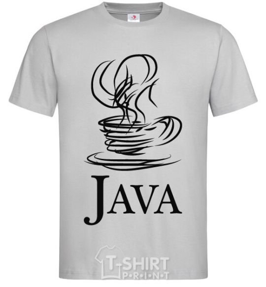 Мужская футболка Java Серый фото