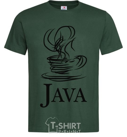 Men's T-Shirt Java bottle-green фото