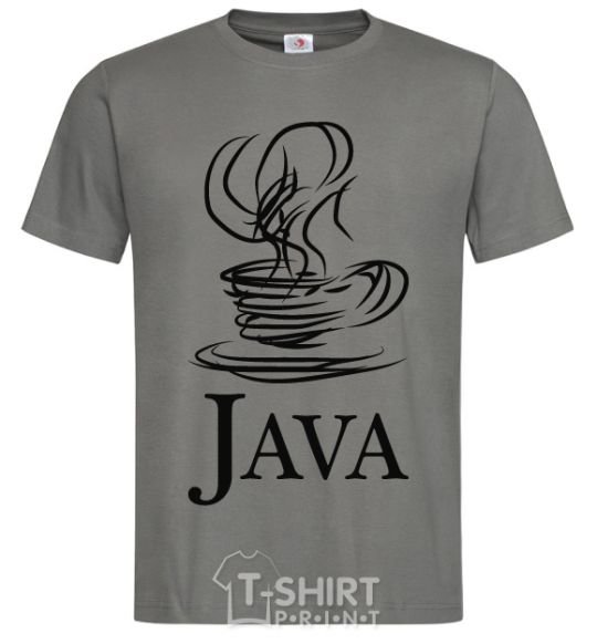 Men's T-Shirt Java dark-grey фото