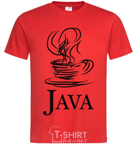 Men's T-Shirt Java red фото