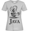 Women's T-shirt Java grey фото