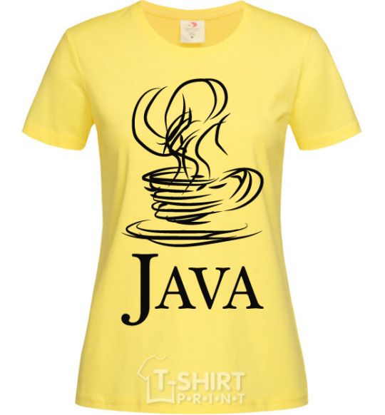 Women's T-shirt Java cornsilk фото
