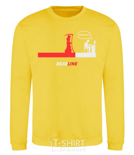 Sweatshirt Programmer deadline yellow фото